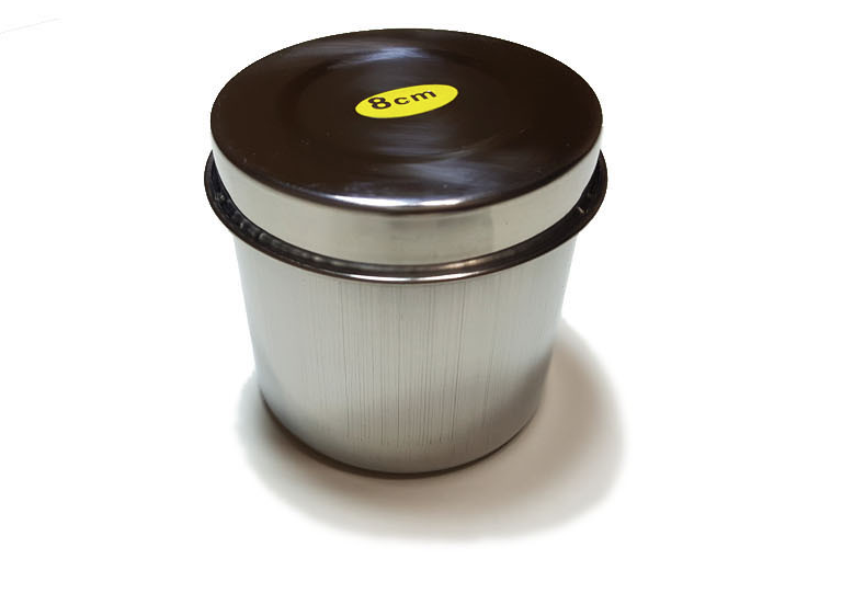 위생저(원형)8cm / 위생저(원형)9cm/스테인리스위생저/바트/원형바트/솜통/피부미용실기재료